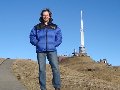Michael Fabing at the Puy de Dôme (France)<